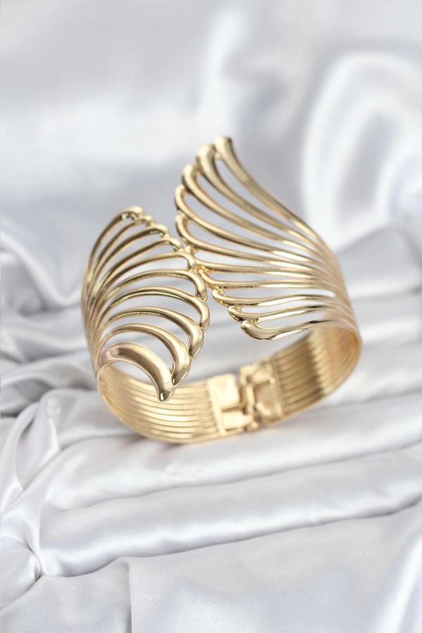 Pirinç Gold Renk Vintage Kadın Bileklik - Image 1