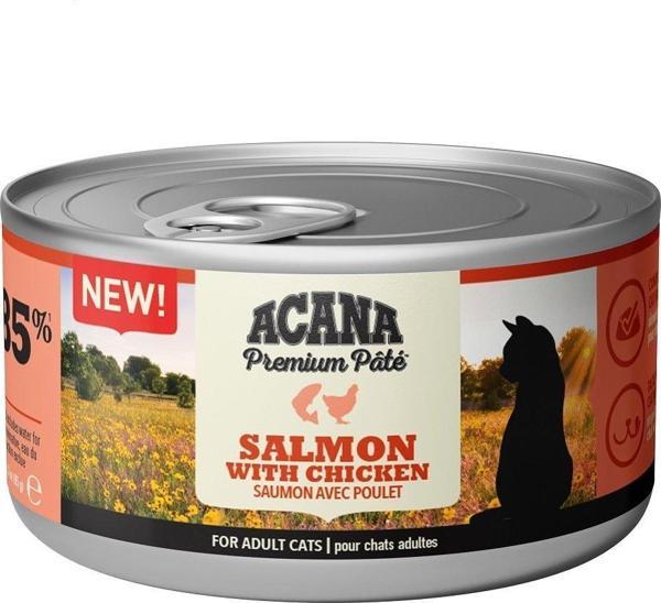 Acana Premium Pate Somon Balıklı ve Tavuklu Yetişkin Kedi Konservesi 85 Gr x 24 Adet - Image 1