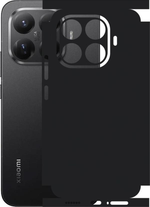 Xiaomi 15T Pro ile Uyumlu 360 Arka Kaplama  Mat Siyah - Image 1