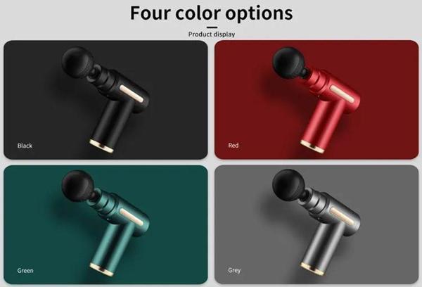 4 Başlıklı 6 Kademeli Titreşimli Şarjlı Mini Masaj Aleti - Image 1