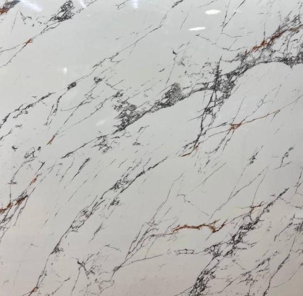 Beyaz Mermer Desenli Yapışkanlı Kaplama Kağıdı  Büyük Boy 5 Metre - Image 1