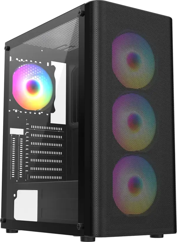 Frisby FC-9385G 750W 4x120mm RGB FAN Mid Tower ATX Gaming (Oyuncu) Kasası - Image 1