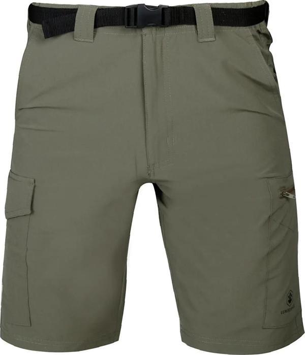 Lumberjack Regular Fit Normal Bel Kemer Detaylı Erkek Şort 20SN521 5FX HAKİ - Image 1