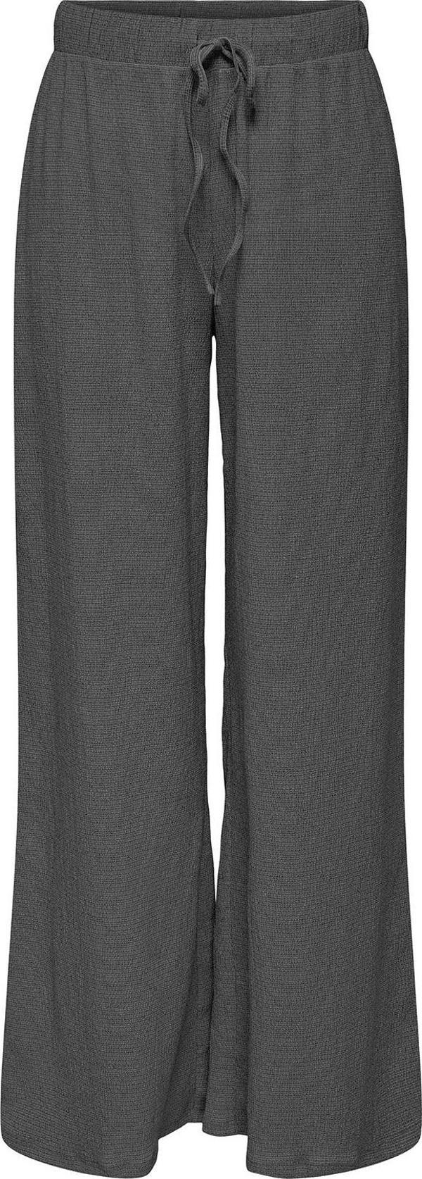 Only Onlagnes Regular Fit Yüksek Bel Geniş Paça Bayan Pantolon 15346910 KOYU GRİ - Image 1