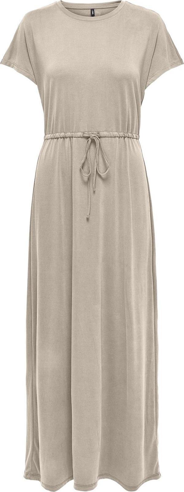 Only Onlhannah Regular Fit Bisiklet Yaka Bağlama Detaylı Bayan Elbise 15348761 TAŞ - Image 1