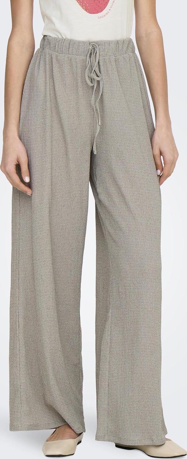 Only Onlagnes Regular Fit Yüksek Bel Geniş Paça Bayan Pantolon 15346910 BEJ - Image 1