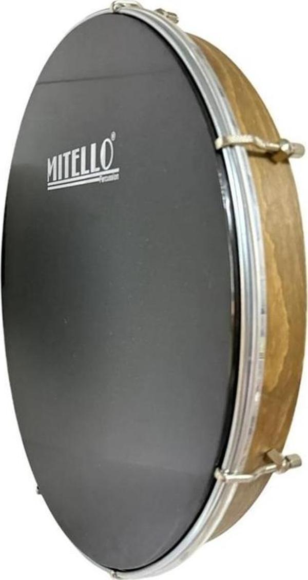 Mitello Bendir 41 cm Ceviz Ağacı Kılıflı Dıştan Akortlu Profesyonel - Image 1