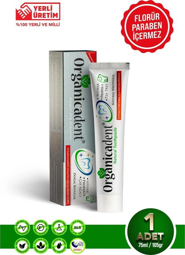 Organicadent Üçlü Koruma Doğal Diş Macunu 75 Ml - Image 1