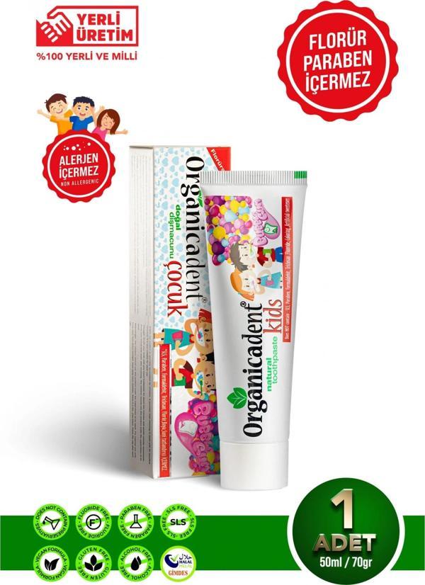 Organicadent Doğal Çocuk Diş Macunu 50 Ml - Image 1
