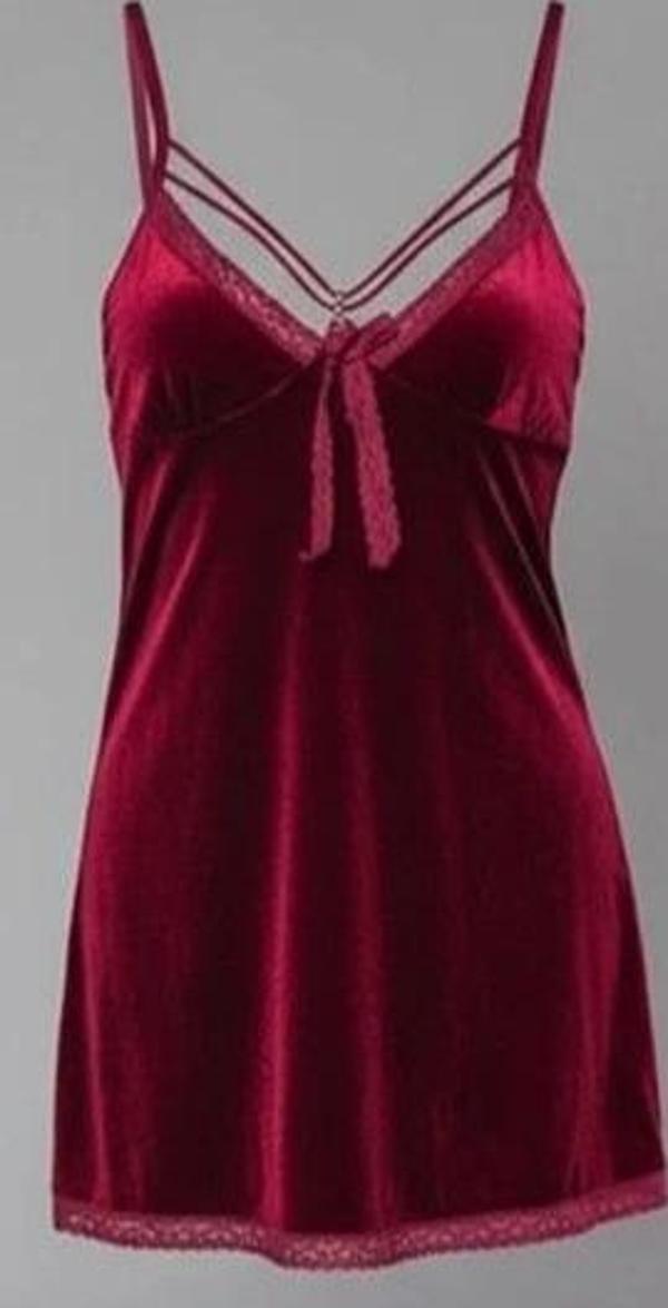 Biçomi Kadife Gecelik - Image 1