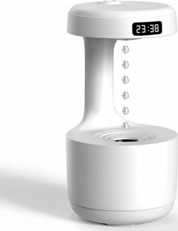 Blackbird LZ599 Yerçekimsiz Hava Nemlendirici | 600 ml Kapasite | Dijital Saatli | Zarif Tasarım - Image 1