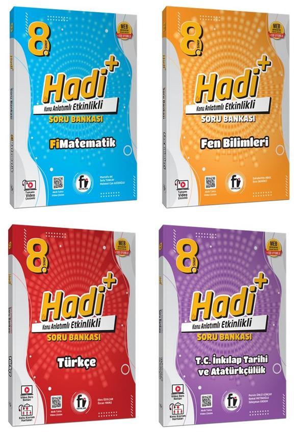 Fi Yayınları 8. Sınıf Hadi Konu Anlatımlı Soru Bankası Tüm Dersler Set - Özgün Bilim Yayınları - Image 1