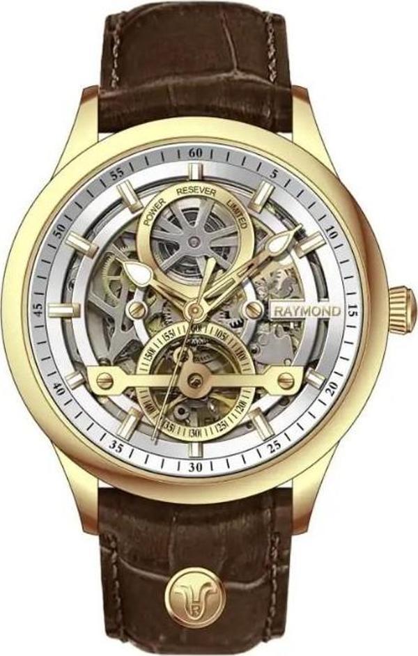 RAYMOND ERKEK KOL SAATİ RYM-280267-GOLD-BRW-W - Image 1