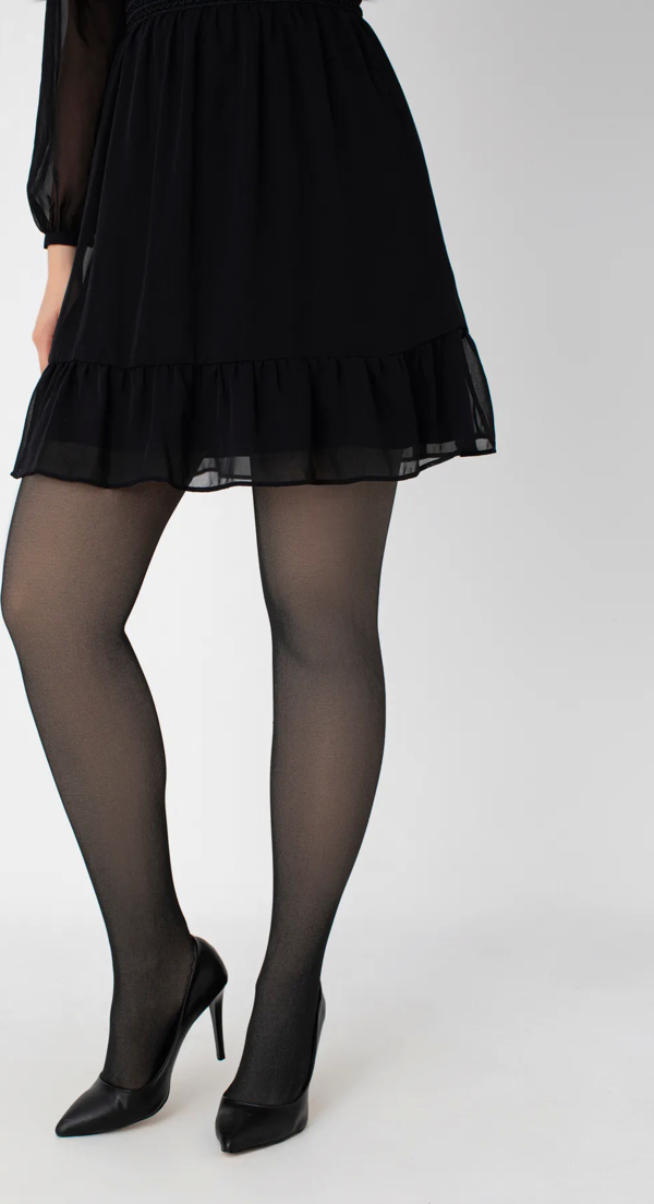 Kadın Peluş Tayt Yüksek Bel Kışlık Termal Kadın Külotlu Çorap Ten Rengi Görünümlü - Image 1