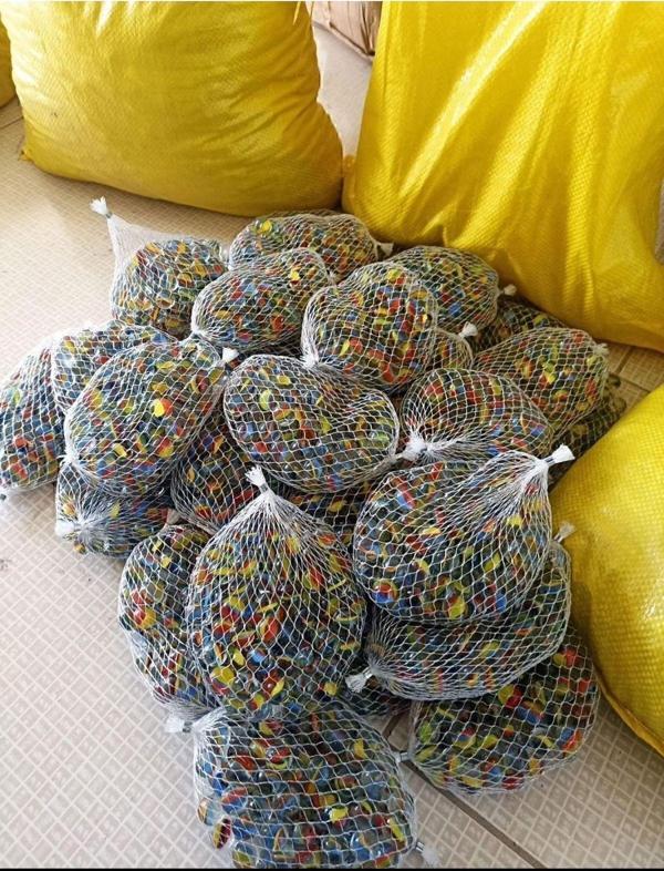 Misket Rengarenk 100 Adet 1 Paket Karışık Bilye - Image 1