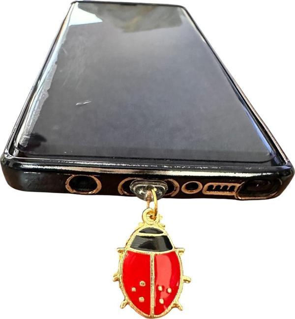 Buki'Nin Atölyesi Lightning (Iphone Girişli Şarj Yeri) Telefon Şarj Koruma Aksesuarı / Tozluk / Toz Tıpası / Charm - Image 1