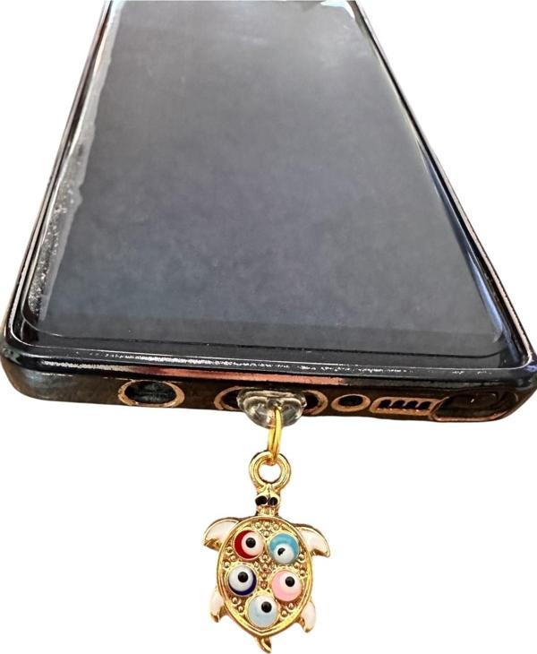 Buki'Nin Atölyesi (Iphone Girişli Şarj Yeri) Uyumlu  Telefon Şarj Koruma Aksesuarı / Tozluk / Toz Tıpası / Charm - Image 1