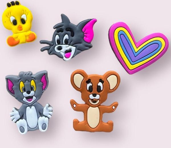 Buki'Nin Atölyesi Kalem Başlığı Tom Ve Jerry Tweety 5 Li Set - Image 1