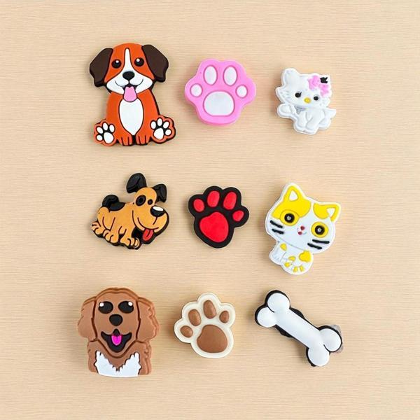 Buki'Nin Atölyesi Kalem Başlığı 9 Adet Kedi Köpek Pati - Image 1