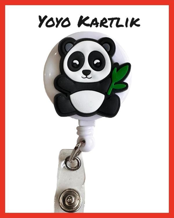 Buki'Nin Atölyesi Kopya - Yoyo Yaka Kartlığı / Kartlık Figürlü Y008 Panda - Image 1