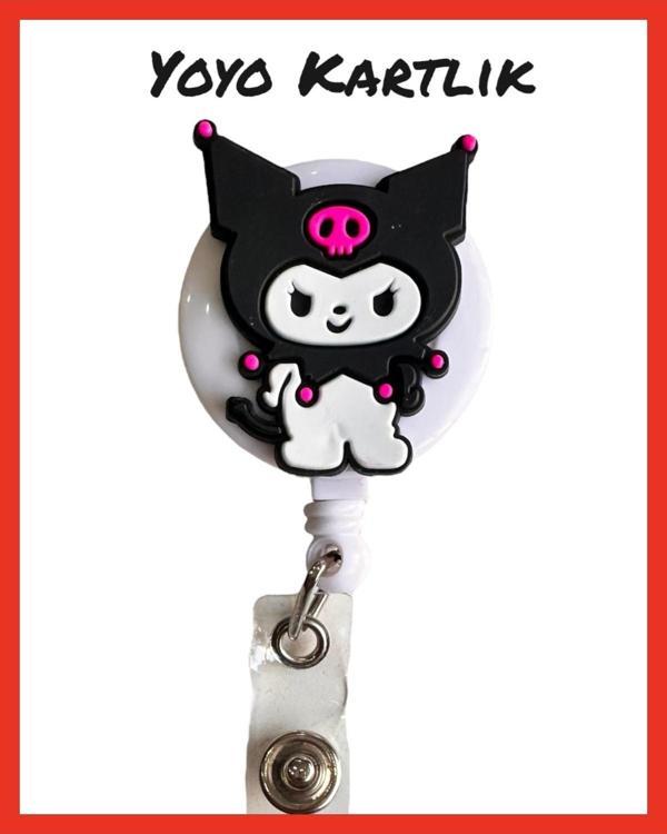 Buki'Nin Atölyesi Yoyo Yaka Kartlığı / Kartlık Figürlü Y057 Kuromi - Image 1