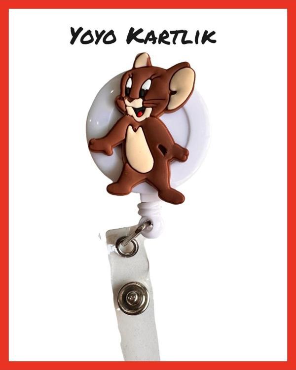 Buki'Nin Atölyesi Yoyo Yaka Kartlığı / Kartlık Figürlü Y073 Jerry - Image 1