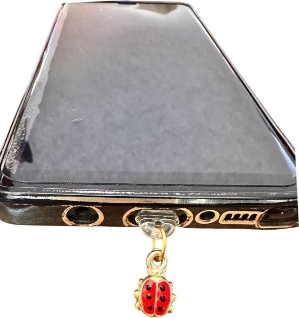 Buki'Nin Atölyesi Lightning (Iphone Girişli Şarj Yeri) Telefon Şarj Koruma Aksesuarı / Tozluk / Toz Tıpası / Charm - Image 1