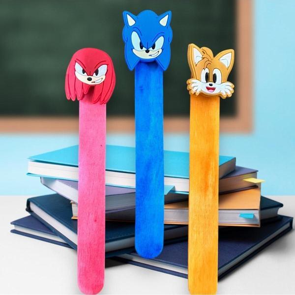 Buki'Nin Atölyesi Kitap Ayracı Sonic 3 Lü Set - Image 1