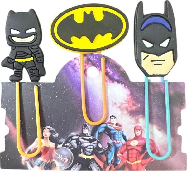 Buki'Nin Atölyesi Batman Kitap Ayracı / Ataç 3 Lü Set - Image 1