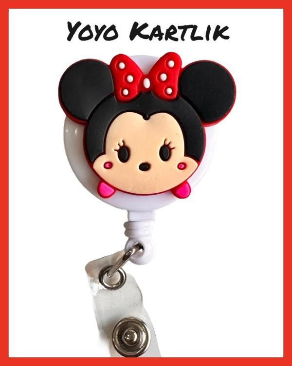 Buki'Nin Atölyesi Yoyo Yaka Kartlığı / Kartlık Figürlü Y064 Mickey - Image 1