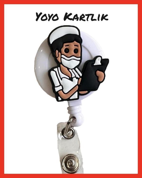 Buki'Nin Atölyesi Yoyo Yaka Kartlığı / Kartlık Figürlü Y007 Hastane Konsepti Diş Fırçası - Image 1