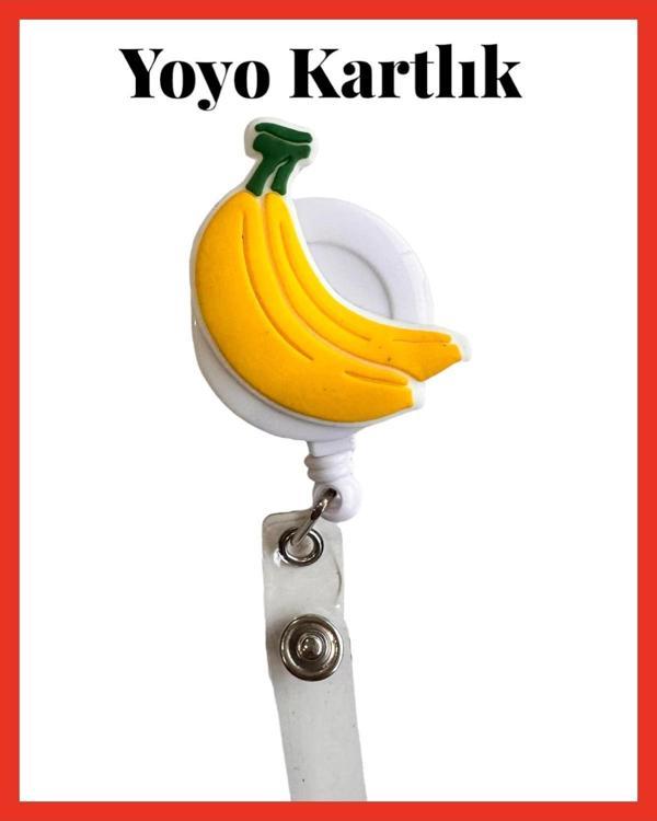 Buki'Nin Atölyesi Yoyo Yaka Kartlığı / Kartlık Figürlü Y001 Muz - Image 1