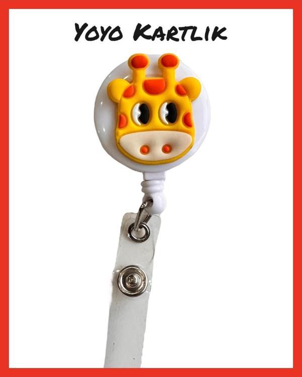 Buki'Nin Atölyesi Kopya - Yoyo Yaka Kartlığı / Kartlık Figürlü Y009 Zürafa - Image 1