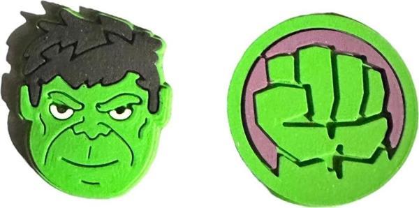 Buki'Nin Atölyesi Terlik Uyumlu Süsü Jibbitz Hulk 2 Li Set - Image 1