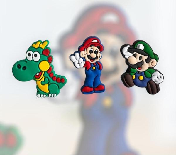 Buki'Nin Atölyesi Terlik Süsü Jibbitz Süper Mario 3 Lü Set - Image 1
