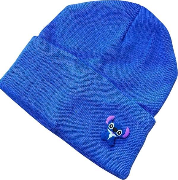 Buki'Nin Atölyesi Stitch Figürlü Bere Standart Boy Çocuk Yetişkin Uyumlu - Image 1