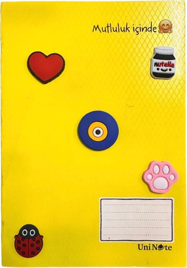 Buki'Nin Atölyesi 3D Sticker / Etiket Kitap, Defter, Telefon İçin Çift Taraflı Banlı İz Yapmaz - Image 1