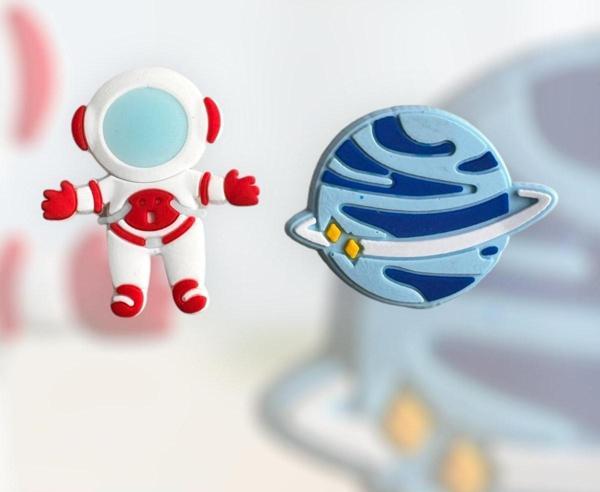 Buki'Nin Atölyesi Crocs Terlik Süsü Jibbitz Uzay Konsepti 2 Li Set - Image 1