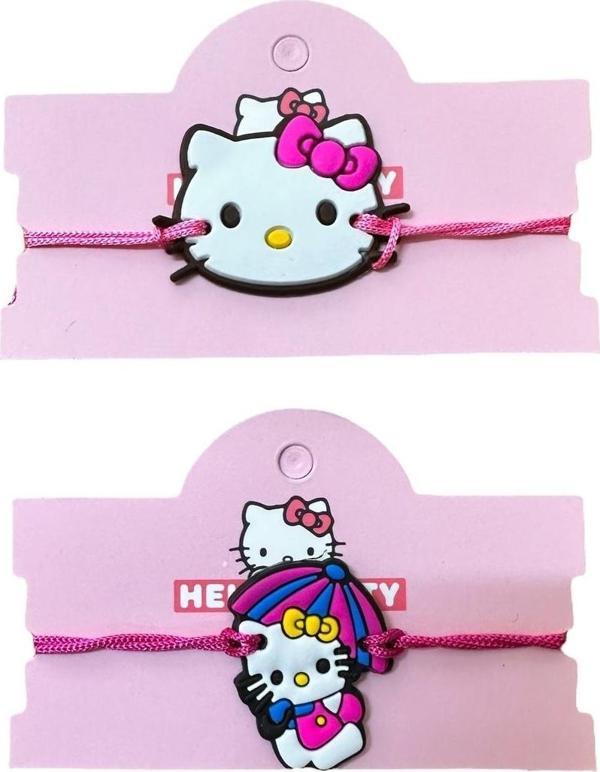 Buki'Nin Atölyesi Kartlı Çocuk Bileklik 2 Li Set (Ayarlanabilir Örgü İp) - Image 1