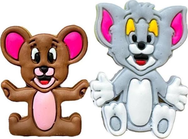 Buki'Nin Atölyesi Terlik Süsü Jibbitz Tom Ve Jery 2 Li Set - Image 1