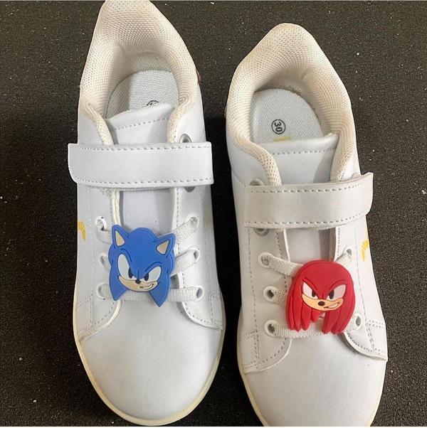 Buki'Nin Atölyesi Spor Ayakkabı Bağcık Jibbitz / Charm / Süsü Klipsli Sonic 2 Li Set - Image 1