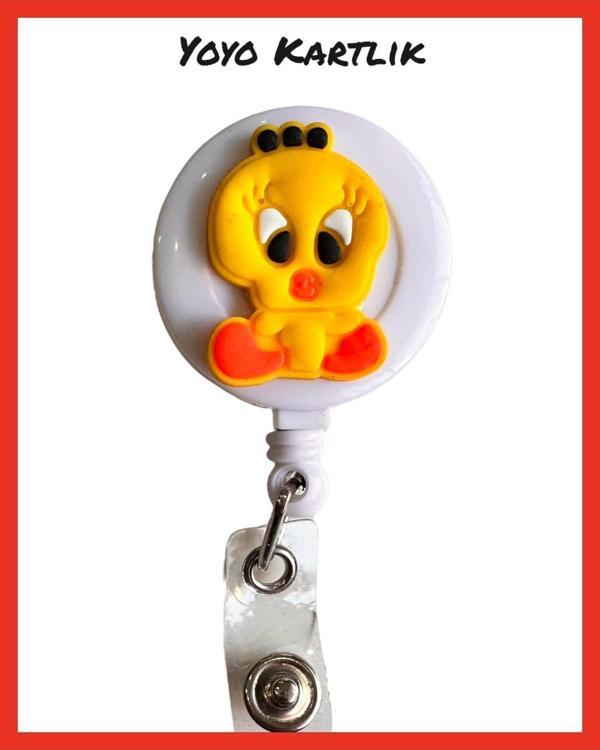 Buki'Nin Atölyesi Yoyo Yaka Kartlığı / Kartlık Figürlü Y063 Tweety - Image 1