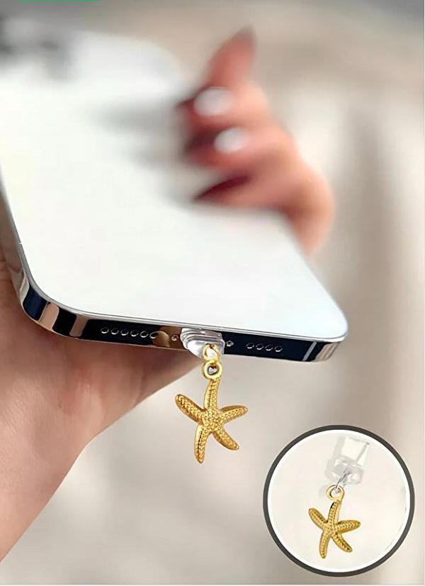 Buki'Nin Atölyesi Lightning (Iphone Girişli Şarj Yeri) Telefon Şarj Koruma Aksesuarı / Tozluk / Toz Tıpası / Charm - Image 1