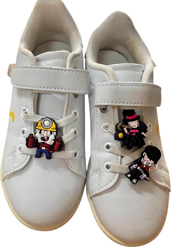 Buki'Nin Atölyesi Spor Ayakkabı Bağcık Jibbitz / Charm / Süsü Brawl Stars 3 Lü Set - Image 1