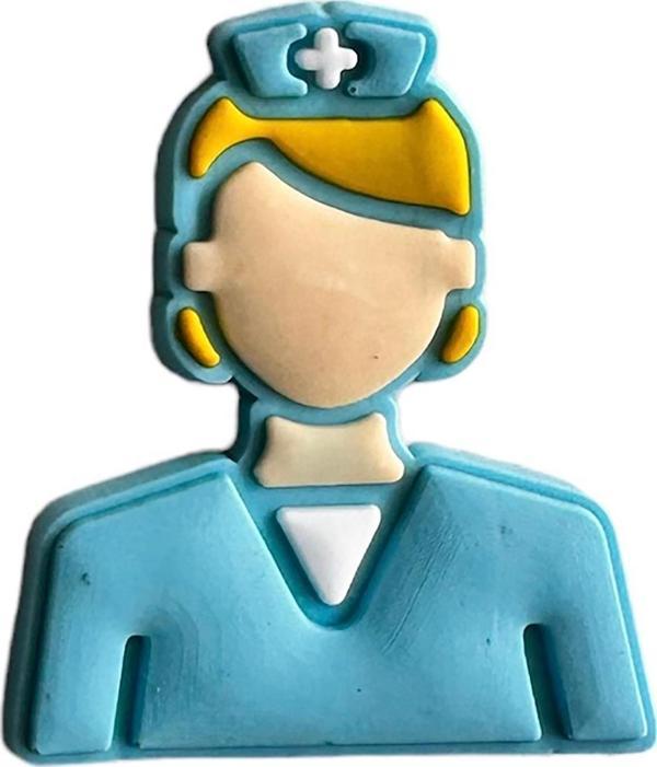 Buki'Nin Atölyesi Crocs Terlik Uyumlu Süsü Jibbitz B157 Hastane Konsepti Figürü - Image 1