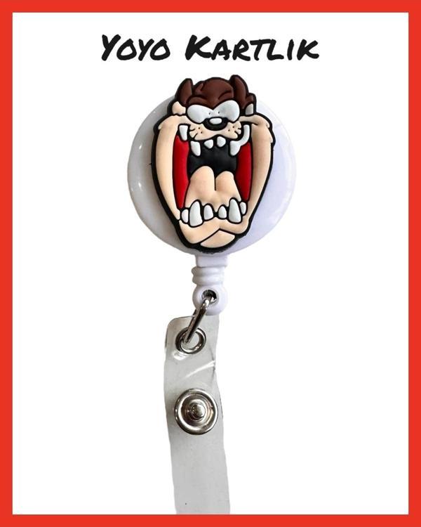 Buki'Nin Atölyesi Yoyo Yaka Kartlığı / Kartlık Figürlü Y014 Tazmanya Canavarı - Image 1