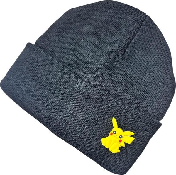 Buki'Nin Atölyesi Pikachu Pokemon Figürlü Bere Standart Boy Çocuk Yetişkin Uyumlu - Image 1