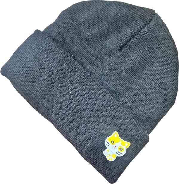 Buki'Nin Atölyesi Kedi Figürlü Bere Standart Boy Çocuk Yetişkin Uyumlu - Image 1