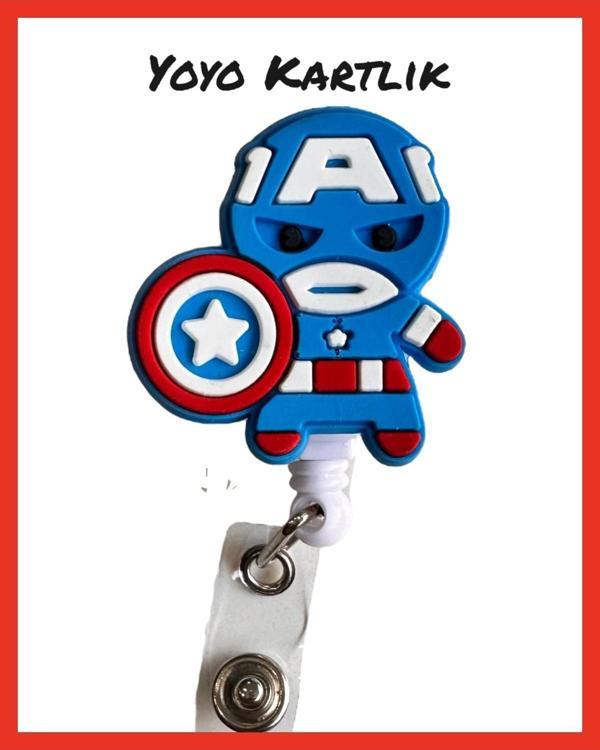 Buki'Nin Atölyesi Yoyo Yaka Kartlığı / Kartlık Figürlü Y042 Marvel - Image 1