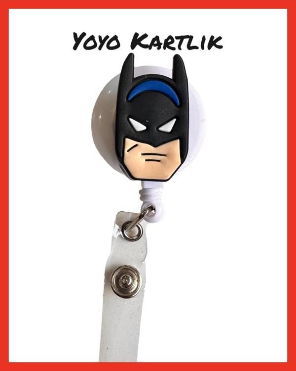 Buki'Nin Atölyesi Yoyo Yaka Kartlığı / Kartlık Figürlü Y048 Batman - Image 1